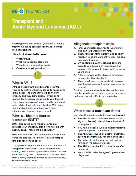AML Fact Sheet